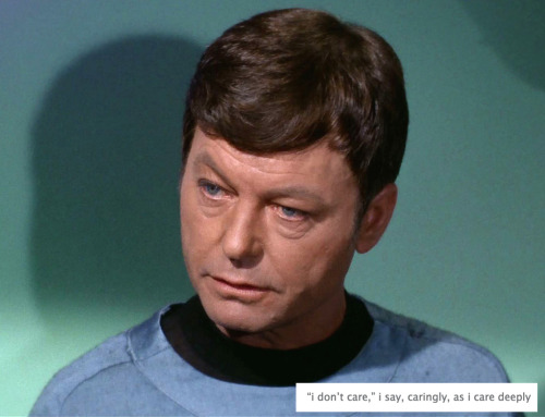 bravemccoy:tos + text posts: leonard mccoy edition #2