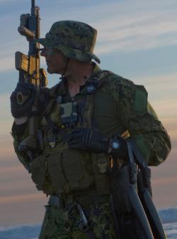 house-of-gnar:  US Navy SEAL. US DoD photo