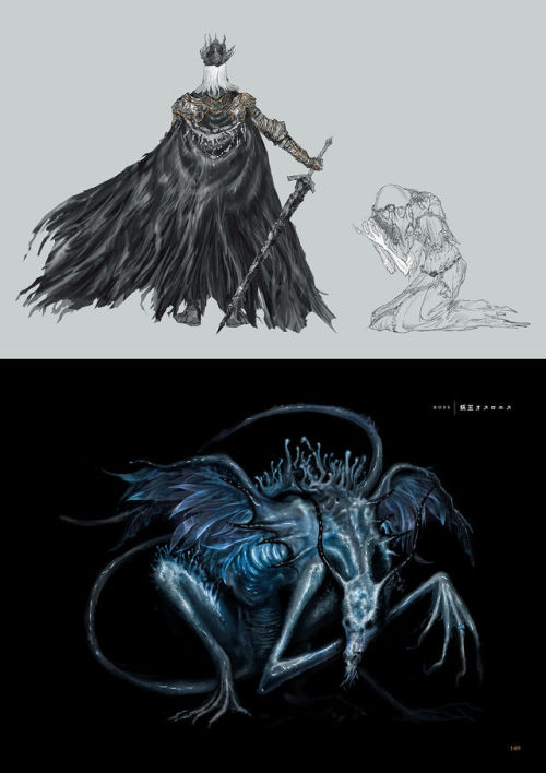 emlan:Twin Princes &amp; Oceiros, the Consumed King[Dark Souls III Design Works]