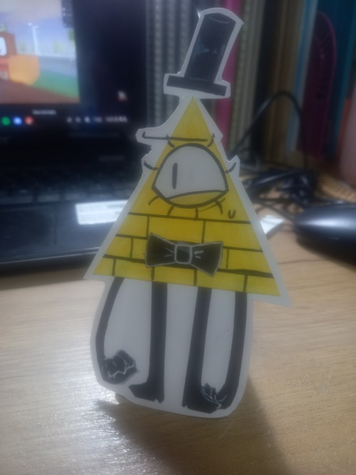 MADE ME A LITTLE BILL STANDEE THINGY :3