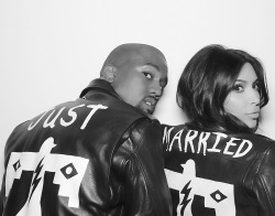 fuckyeahdash:  Kim Kardashian & Kanye West - Just Married