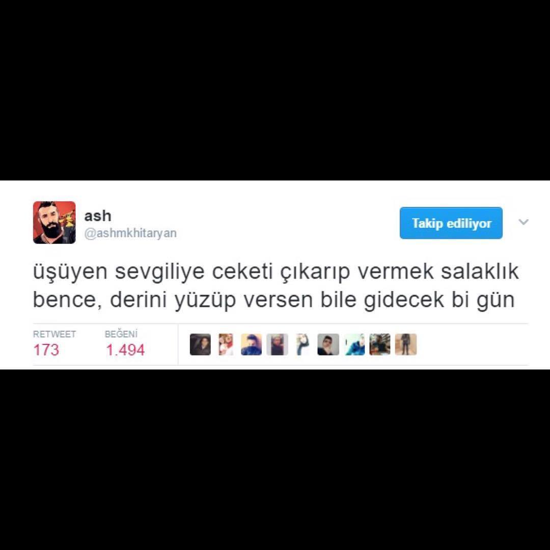 Üşüyen sevgiliye ceketi...