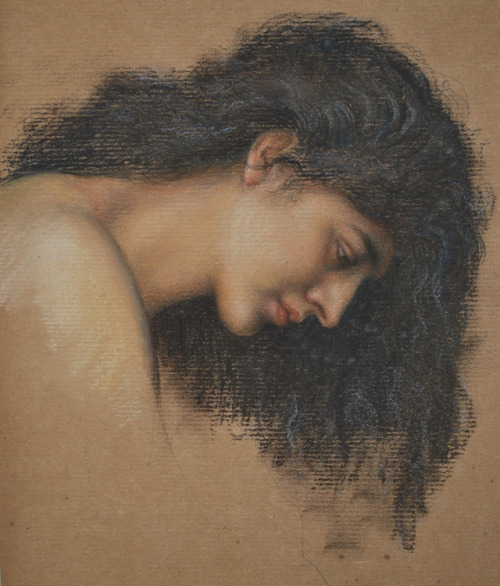 Evelyn Pickering de Morgan, Study of a female head, 1905