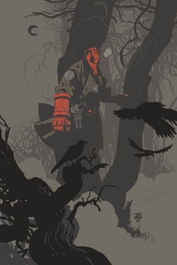 xombiedirge:  Hellboy by Tonci Zonjic / Blog / Tumblr