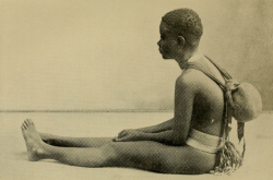 nemfrog:A girl wearing her sister’s skull. The Andaman islanders. 1922. 