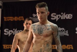 fuckyoustevenpena:  Big Bulge In Motion: MME Fighter James Gallagher Could Poke Out an Eye with That Thing