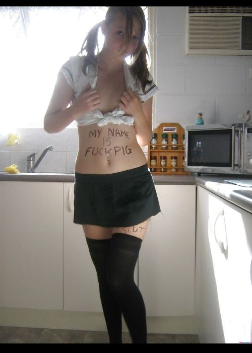 femaledegradation88:So innocent and so dirty at the same time!