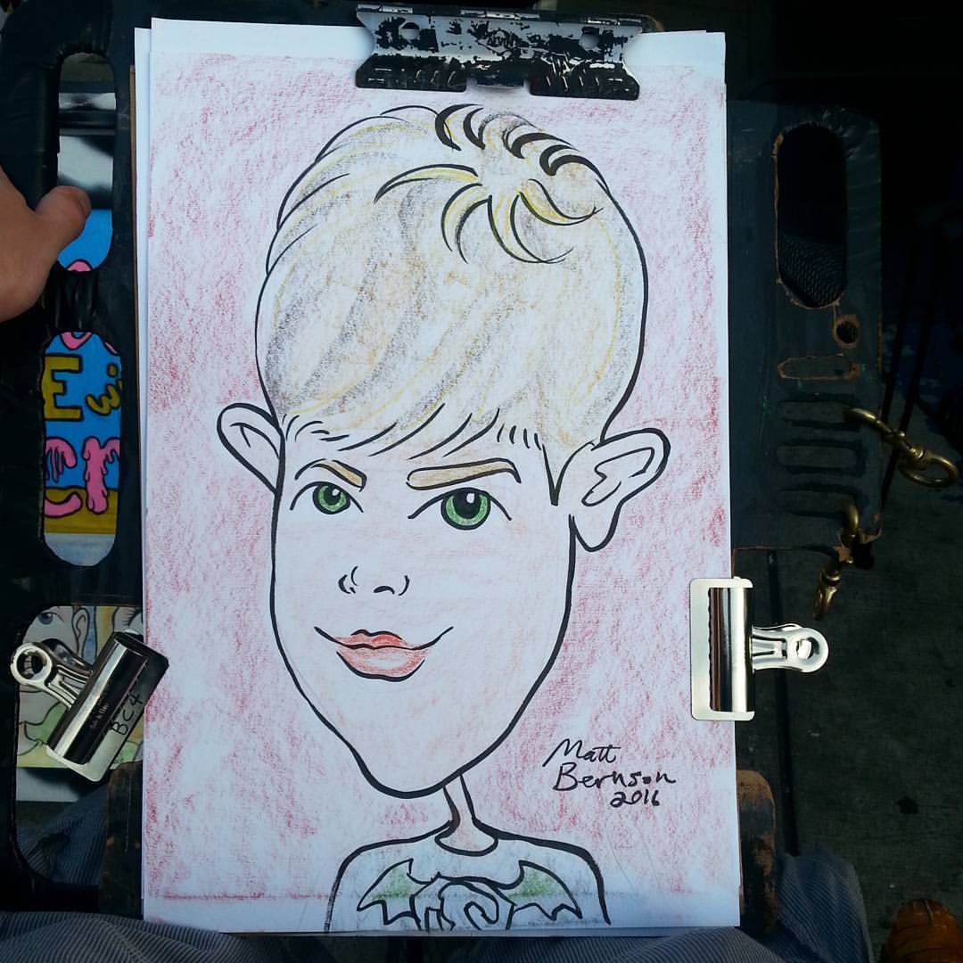 Caricature done at Dairy Delight! #caricature #caricaturist #caricatures #dairydelight