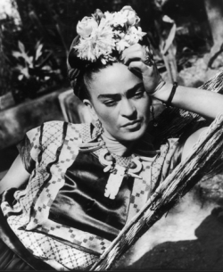 belaquadros:  Unveiling Frida Kahlo’s Closet When the Mexican painter Frida Kahlo died in 1954, her husband muralist Diego Rivera locked her clothes and jewelry- all personal possessions- into a bathroom. Diego instructed that the room to be unlocked