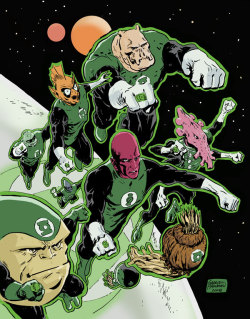 noahbodie:  The Green Lantern Corps, by Gabriel