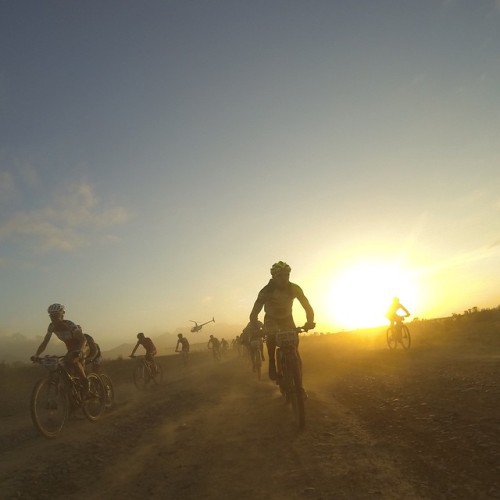 estrangedadventurer: We start when the sun comes up at the cape epic.