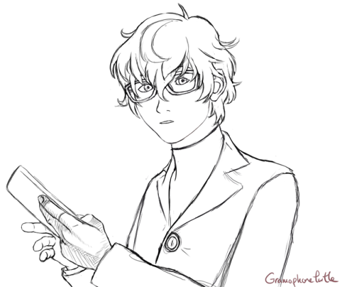 Persona 5 drawing dump, trying to come out of a drawing slump.Hair in general was the focus here&nbs