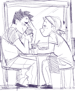 chaosemmie:tfw u have a crush on the guy who pours your blonde roast with two raw