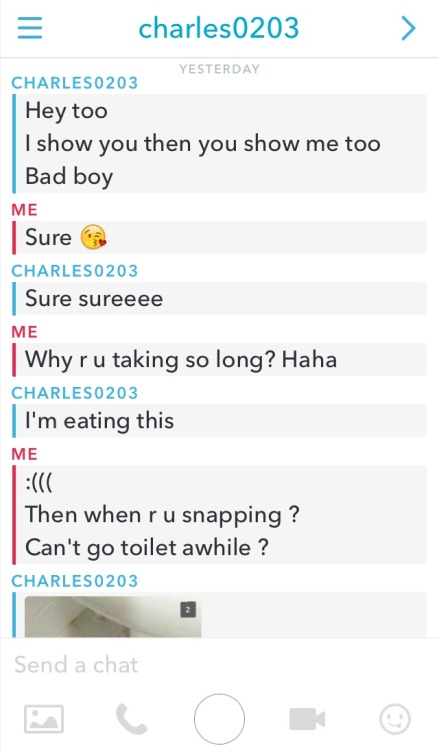 free-naked: An asshole who screenshot snaps then block right after. He said it’s not his dick but fr
