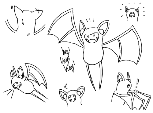 zubat doodles for frand on paint cause photoshop is breaking on me </3