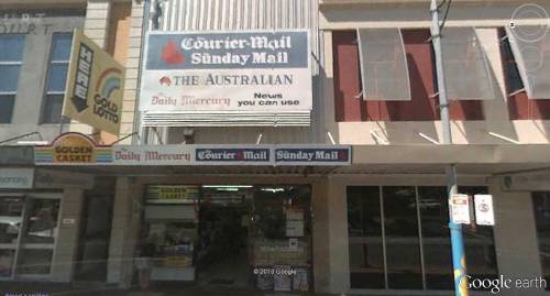 streetview-snapshots:Newsagent, Sydney Street, Mackay, Queensland