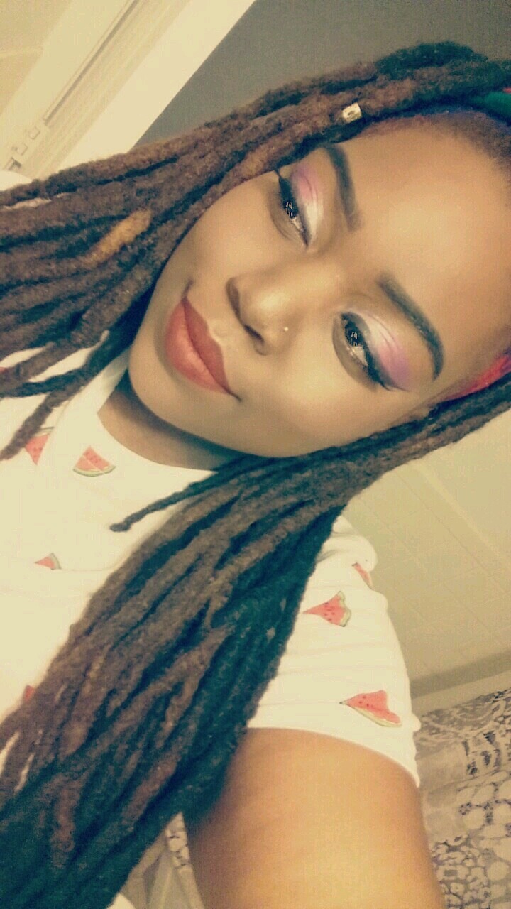 jaydee1202:  karayray1:  Forehead fa daaaaays lol… nahh but fr… i loved my makeup