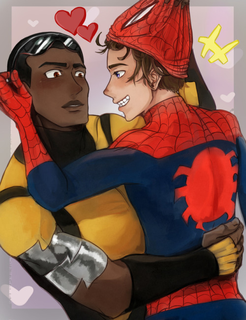 a request i promised to draw a year ago, Ulimate powerman/ spidermanIt’s for Bbb35