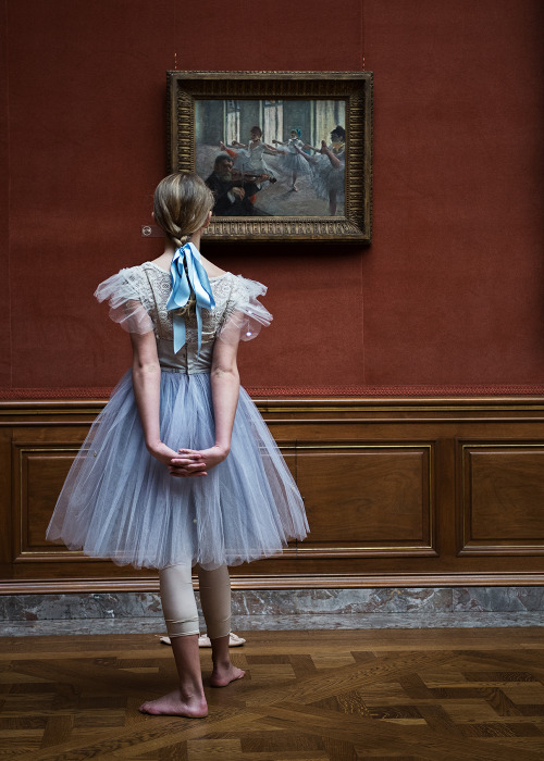 Mia Potter in “Degas Dances” at the Frick. Photo by Lucas Chilczuk.