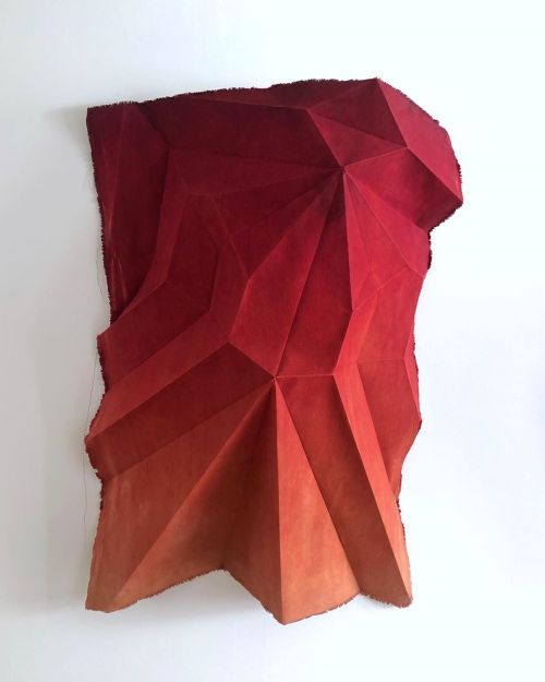 We Bled (Female Torso) 2020 Madder, Cotton, Paper, Tyvek, Wood, Brass & Nylon 134x94,5x32 cm #st