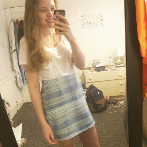 Getting excited for summer! ☀️ #summer #excited #ootd #skirt #newlook