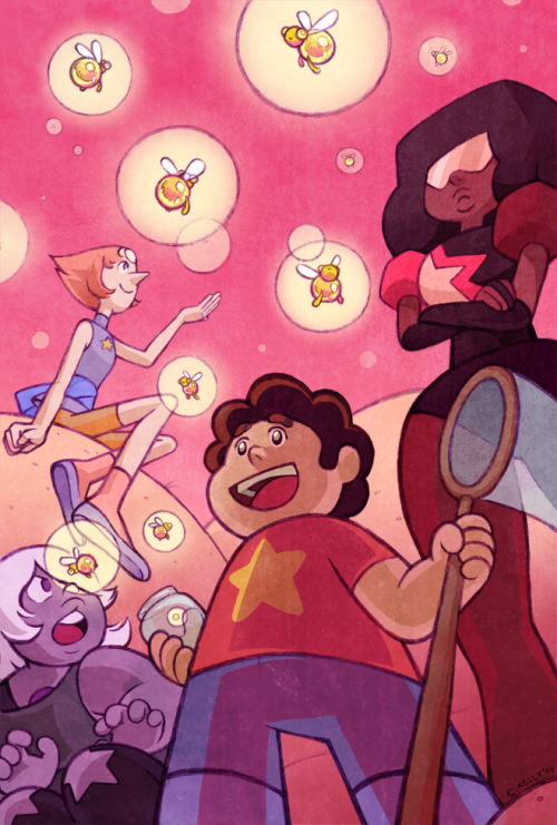 paperartichokes:  Steven Universe has grown on my heart so affectionately, so here’s a little fragment of my love