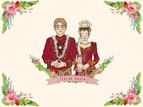 Arta Bimo Wedding IllustrationKonsep ilustrasi pengantin sesuai dengan keinginan calon pengantin. Pe