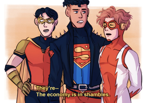 junkoandthediamonds:its always sunny in mount justice (they used to have a braincell once but bart l
