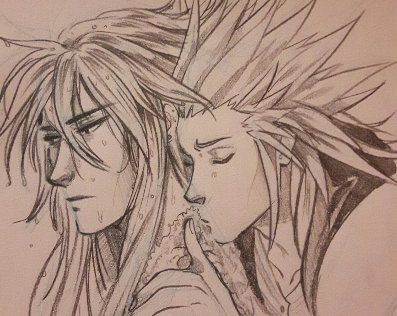 myed89:  More Akusai sketches because yes. I haven’t recovered yet from kh3 ending.