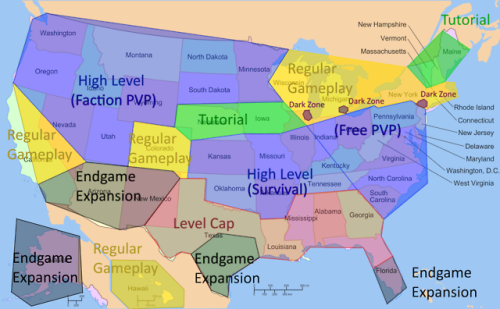 jillsteinfuneralcity: nomadnoah: America as a game map houston is level cap but if you try to go dow