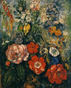 paulcezanne-art:  Bouquet of Flowers, 1880