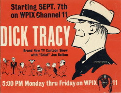 WPIX/Dick Tracy ad, c. 1961
