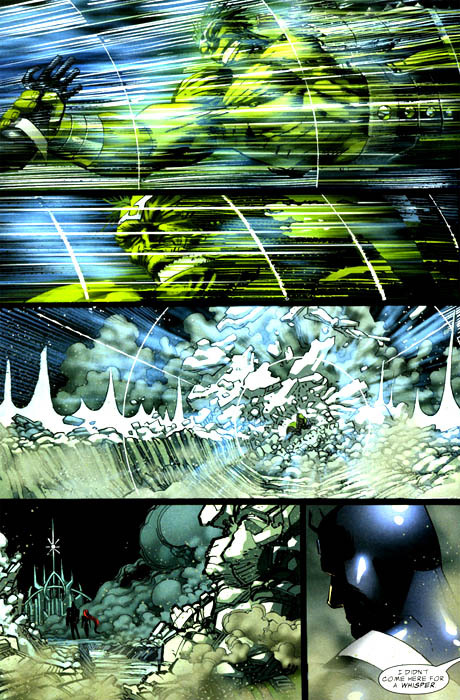 inhumansforever:  slowdeepandnegative:  World War Hulk! Hulk vs Black Bolt   this