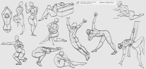 Figure Drawing Poses by ROZ