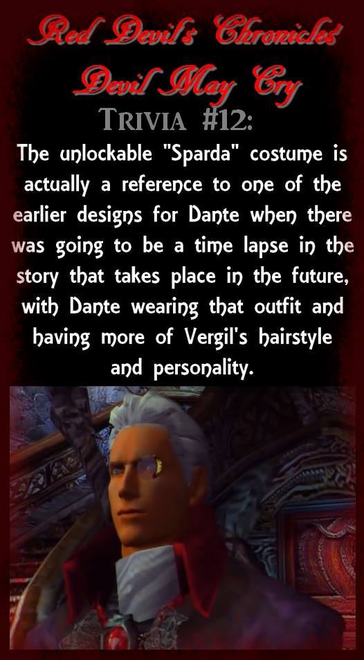 Devil May Cry 2 DMC1 Dante costume differences 