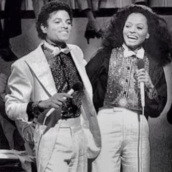 Michael and Diana. #icons #thegreatest #black