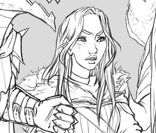 A Scene From A Dnd Game Not Too Long Ago Where I Practiced Drawing Expressions. Im Not Sure When Ill