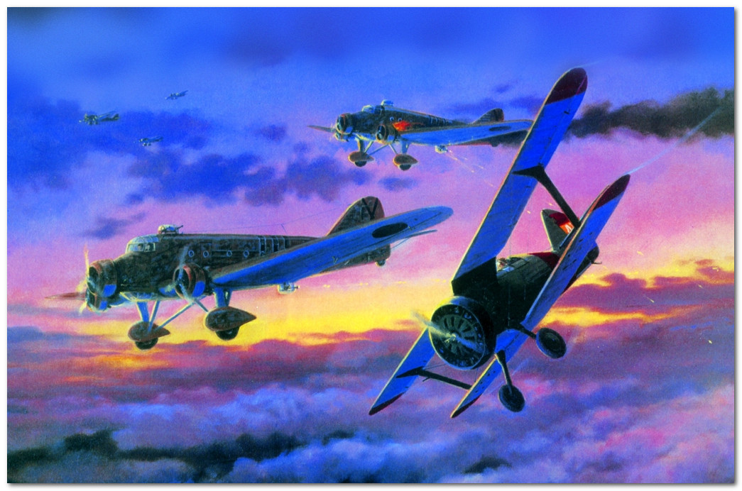 Первый в истории ночной таран совершил. Таран самолета. Воздушные бои в Испании 1936. Воздушный Таран 1937 Испания.