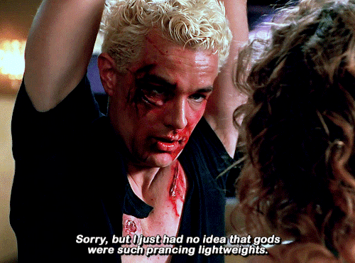spuffygifs:You might be strong, but in our world, you’re an idiot. BUFFY THE VAMPIRE SLAYER | S5E18: