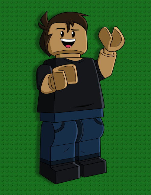 A quick Lego portrait for my good bro, JustinBE A PAL AND REBLOG!