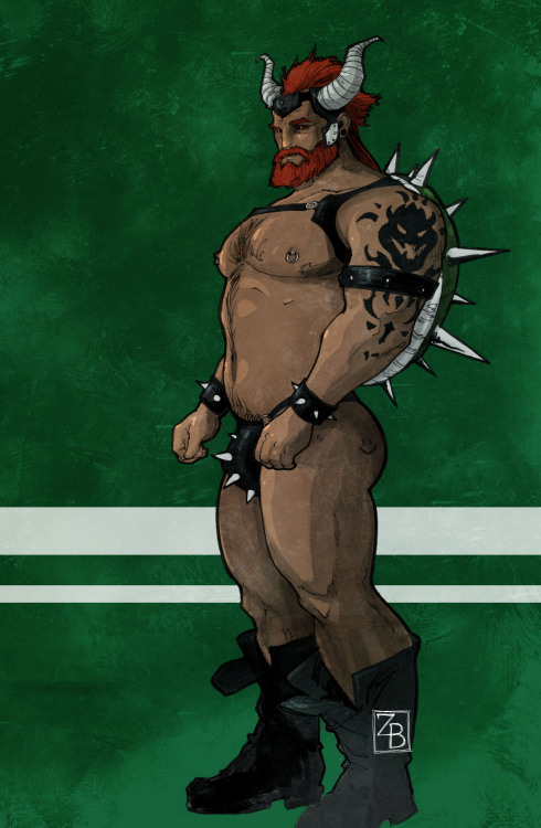 zacharyiswackary:  Big Beefy Bowser drawing to go with my Mario and Luigi.   