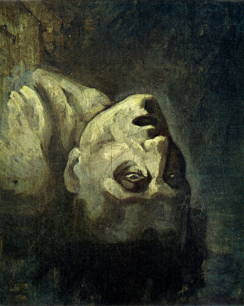 abystle:Head of a Drowned Man, Théodore Géricault, 1819.