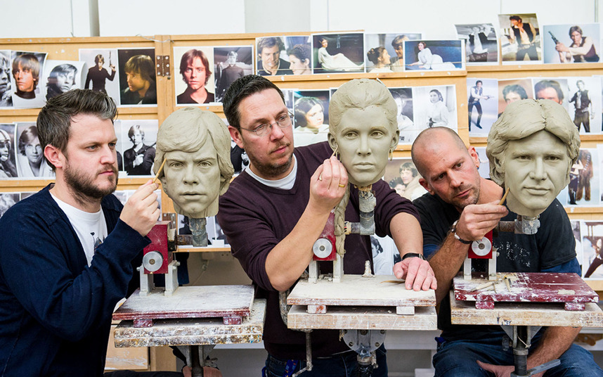 elcondensadordf:  10 preciosas fotografías de los artistas del museo Madame Tussauds