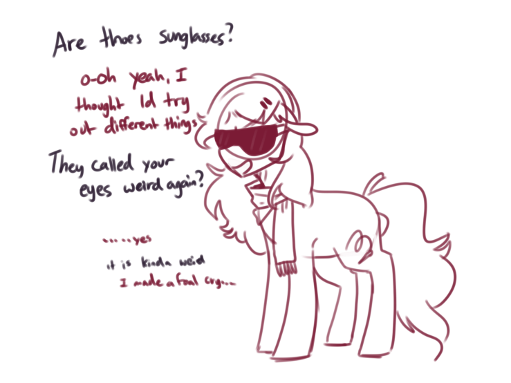 red-x-bacon:doodles of sew i did in my discord uvu~~