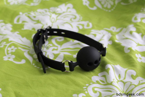 bdsmgeekshop - All Silicone Breathable Gag