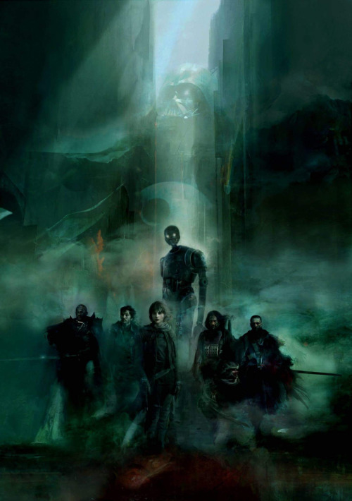 spaceshiprocket:Rogue One poster by Christopher Shy