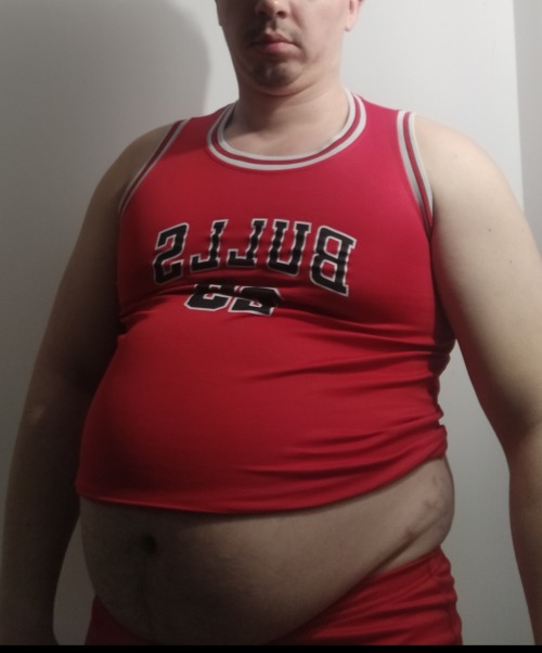 lardleader:My bf tells me to put on my workout clothes ,knowing very well how they fit me“not the same as before ,uh ?” He grabs my underbelly and jiggle it“time for your workout,pig”He exposes my belly and start feeding me the