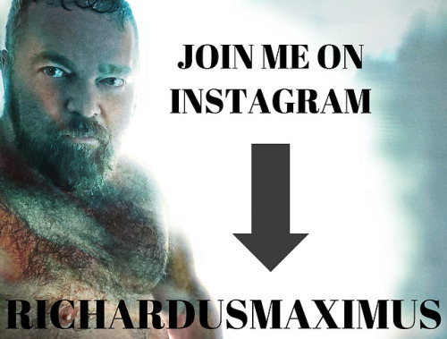 I will be winding my tumblr down due to new restrictions.  Join me on instagram:  RICHARDUSMAXIMUS