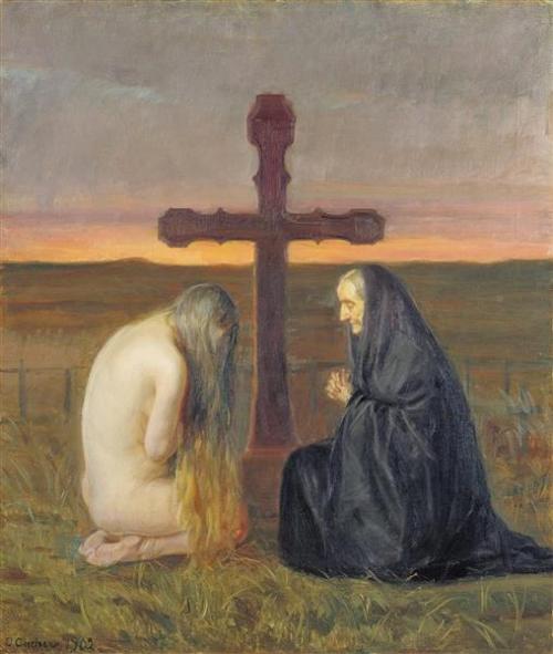 impressionism-art: Grief 1902 Anna Ancher