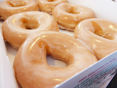 aquafood:  Krispy Kreme Glazed Doughnuts.  